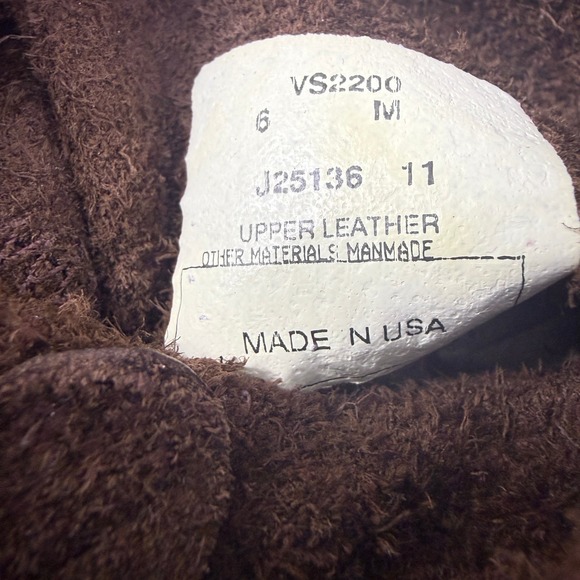 Vintage Brown Leather Moto Boots Women's 6 Buckle Made in‎ USA - Picture 9 of 13